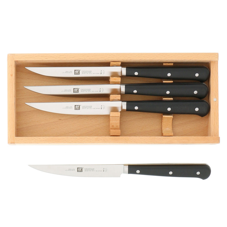 ZWILLING J.A. Henckels Zwilling Porterhouse 4piece Steak Knife Set in